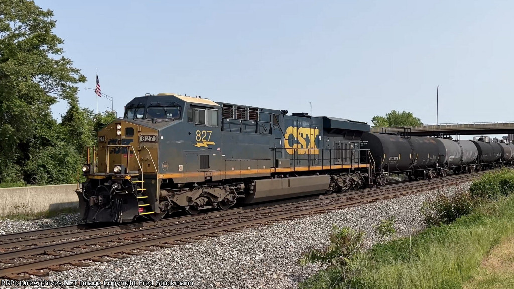 CSX 827 leads us off.